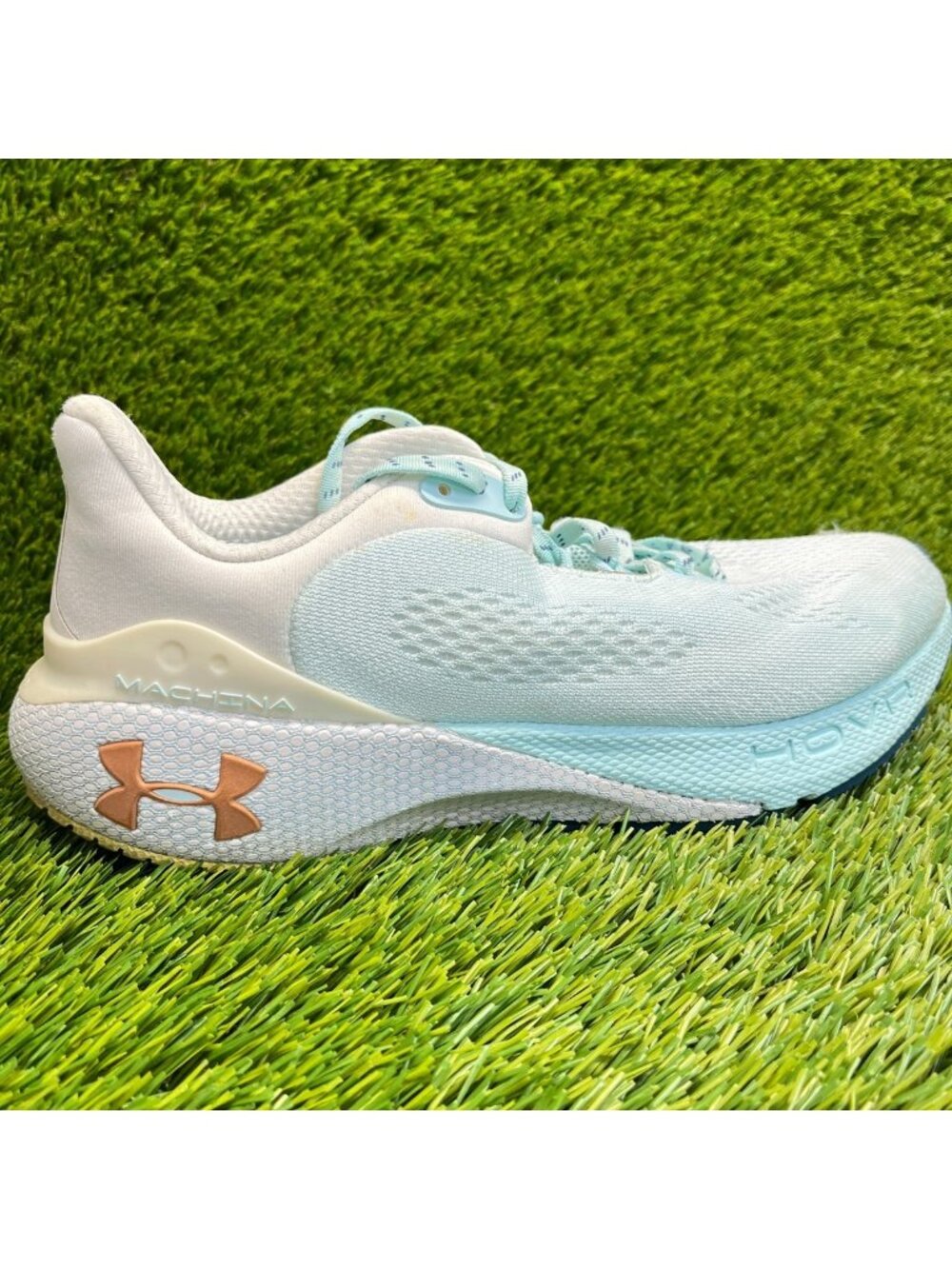 Under Armour HOVR Machina 3 Womens Size 9 Blue Athletic Running Shoes Sneakers